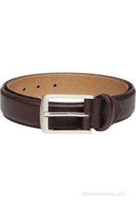 Mast & Harbour Men Brown Genuine Leather Belt(Brown)